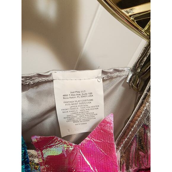 Girl’s 4-6 Barbie Star Light Adventure Galactic Princess Dress Halloween Costume - Picture 8 of 9